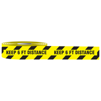 Keep 6ft Distance Barricade Tape