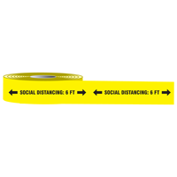 Social Distance Barricade Tape with Arrows