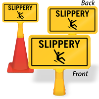 Slippery ConeBoss Sign