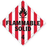 Flammable Solid Placard