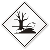 Marine Pollutant Placard Label