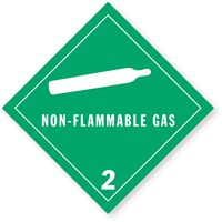 Non Flammable Gas Label