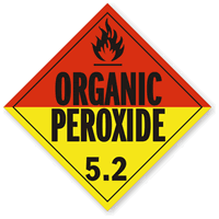 Organic Peroxide Placard