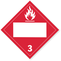 Flammable Liquids Placard