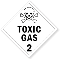Toxic Gas Placard