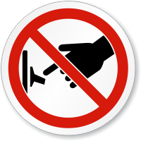 ISO Do Not Switch On Symbol Sign