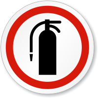 Fire Extinguisher ISO Sign