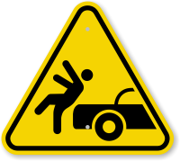 ISO Blind Drive Symbol Warning Sign
