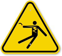 ISO Electric Body Shock Symbol Warning Sign