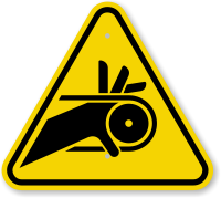 ISO Roller Belt Drive Symbol Warning Sign