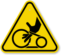 ISO Entanglement Symbol Triangle Warning Sign