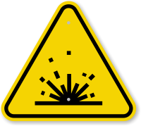 ISO Sparks Symbol Warning Sign