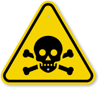 ISO Toxic, Poison Symbol Warning Sign