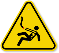 ISO Voltage Body Shock Symbol Warning Sign