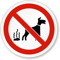 No Dog Fouling ISO Sign