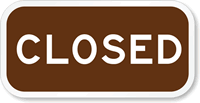 Closed Sign