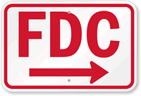 Fdc With Right Arrow Sign