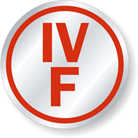 IV F Floor Truss Sign Circular
