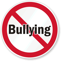 No Bullying Sign