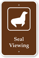 Seal Viewing Campground Park Sign