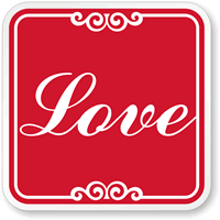 Valentines Day Love Sign