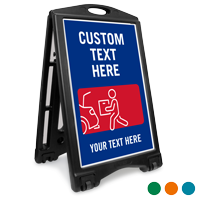 Add Your Text Here BigBoss Portable Custom Sidewalk Sign