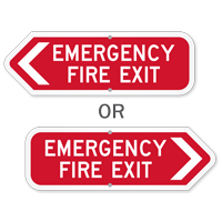 Emergency Fire Exit Sign