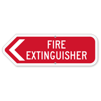 Fire Extinguisher Arrow Sign
