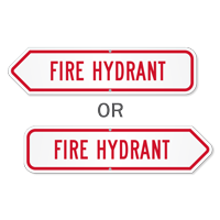 Fire Hydrant Sign