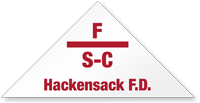 Hackensack NJ Floor S C Truss Sign