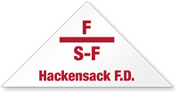 Hackensack NJ Floor S-F Truss Sign
