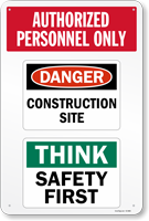 Jobsite Safety   Authorized Personnel Only