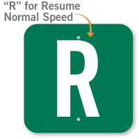 Resume Speed Rail Road Sign
