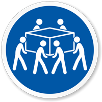 6 Person Lift Required Safety Label