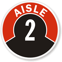 Aisle ID 2 Label