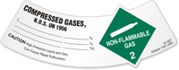 Compressed Gases Class 2 Non Flammable Gas Label