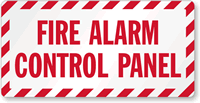 Fire Alarm Control Panel Label