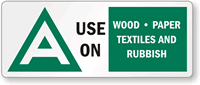Class Label 'A' Use On Wood, Paper
