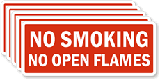 No Smoking No Open Flames