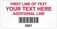 Rectangular Custom Template   Barcode