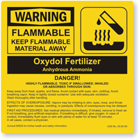 Custom Chemical Danger Label