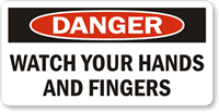 Watch Hands Fingers Label