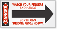 Watch Fingers And Hands Arrow Label