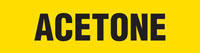 Acetone (Yellow) Adhesive Pipe Marker
