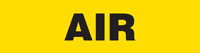 Air (Yellow) Adhesive Pipe Marker