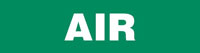 Air (Green) Adhesive Pipe Marker