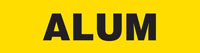 Alum (Yellow) Adhesive Pipe Marker