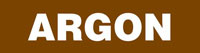 Argon (Brown) Adhesive Pipe Marker
