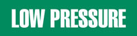 Low Pressure (Green) Adhesive Pipe Marker