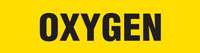 Oxygen (Yellow) Adhesive Pipe Marker